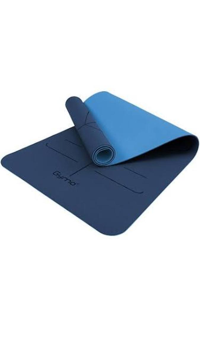 Gymo Hizalamalı 6mm Tpe Yoga Matı Pilates Minderi