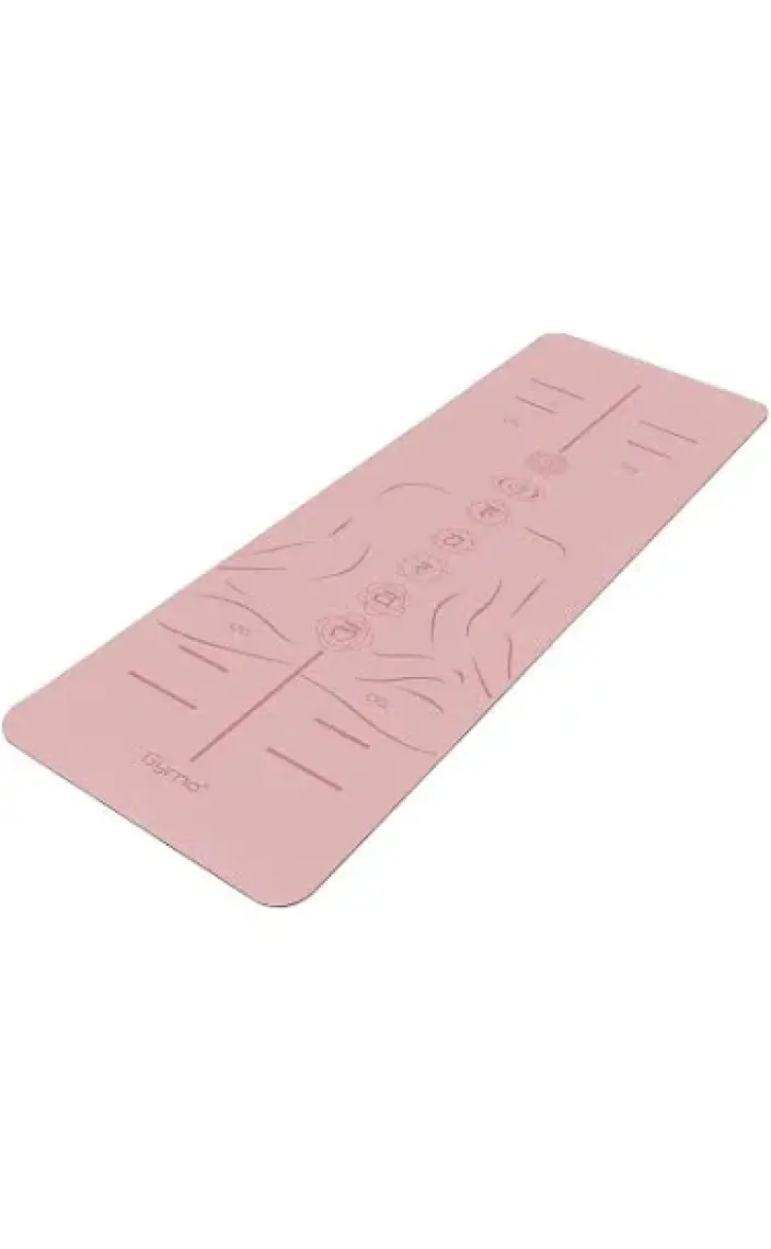 Gymo Hizalamalı Sembol 6mm Tpe Yoga Matı Pilates Minderi Scarlet