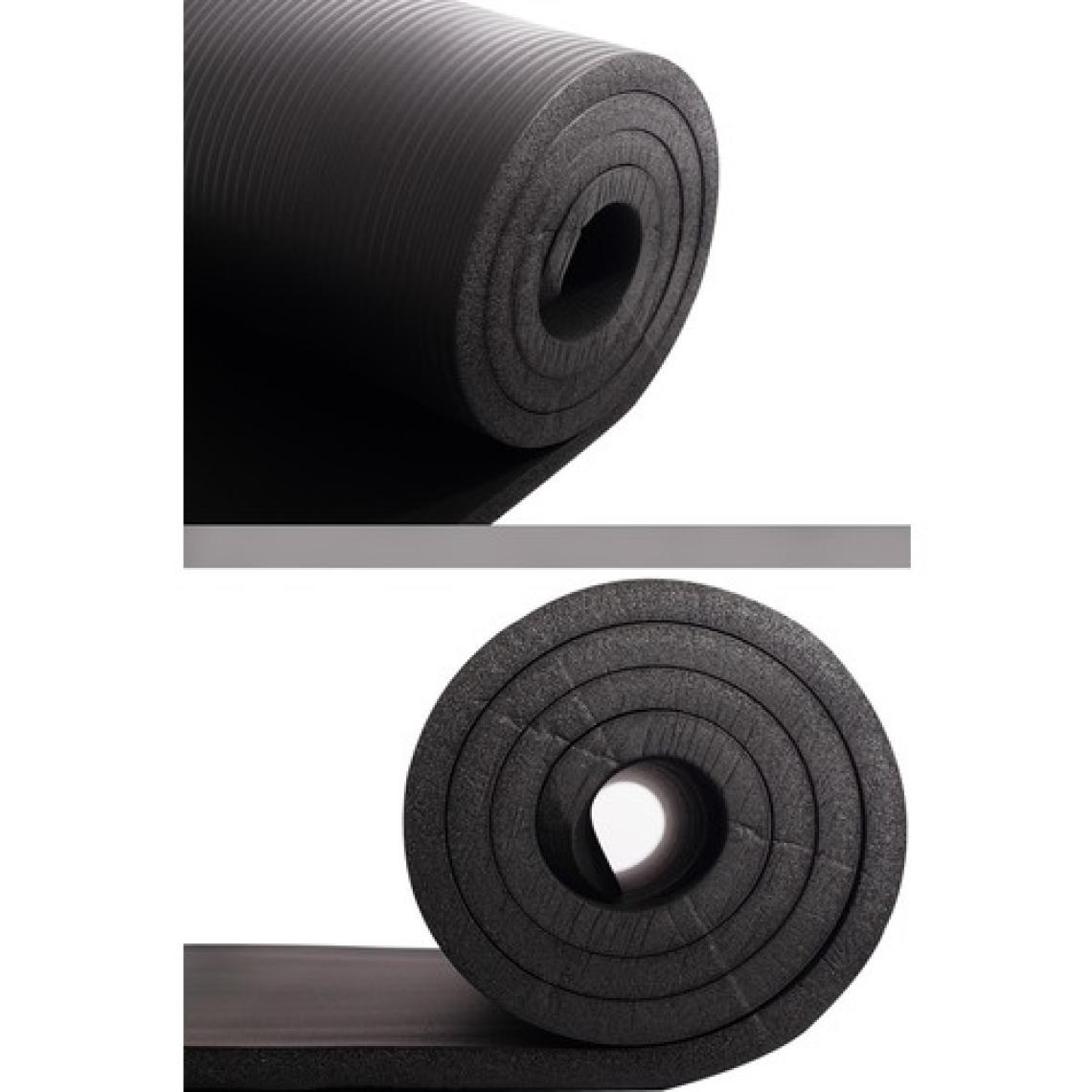 Delta 15 mm Taşıma Askılı Siyah Pilates Minderi