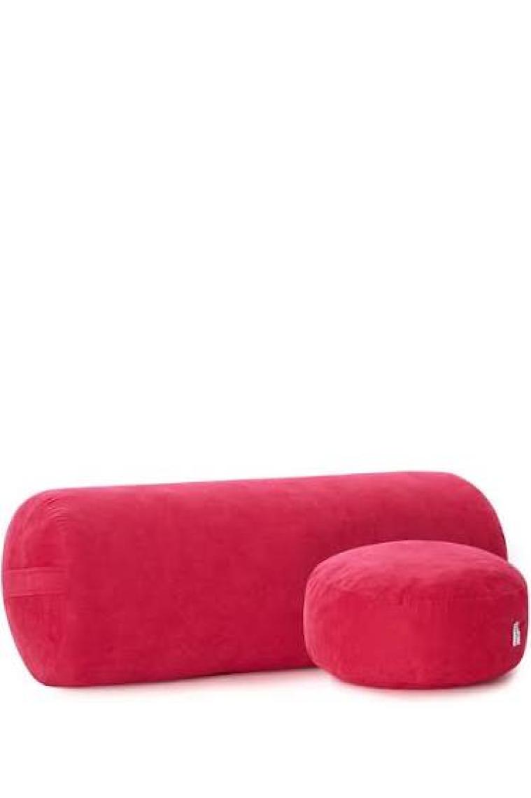 Nui Yoga Pembe Bolster & Meditasyon Minderi