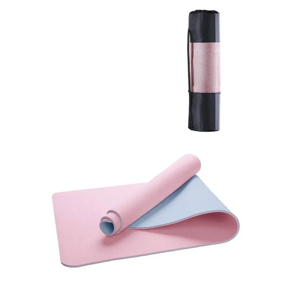 Gymo Ekolojik 6mm Tpe Yoga Matı Pilates Minderi Pembe