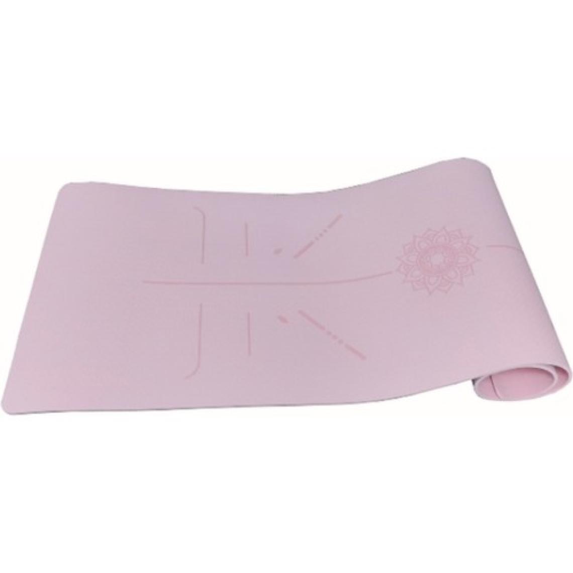 Xtr Fitness Ekstra Konforlu Yoga Matı - 8mm Kalınlık, Ekolojik Tpe Pilates Egzersiz Minderi Pembe