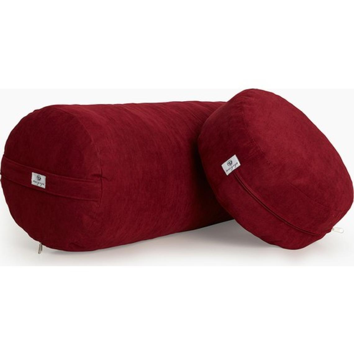 Nui Yoga Bordo Bolster & Meditasyon Minderi
