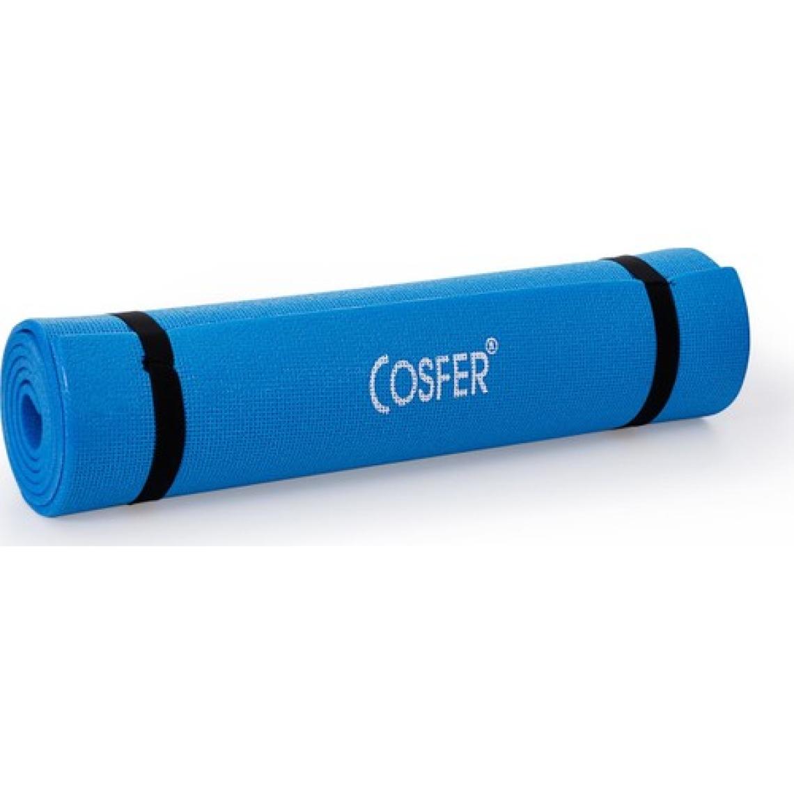 Cosfer 6,5 mm Pilates Minderi Yoga Matı Mavi