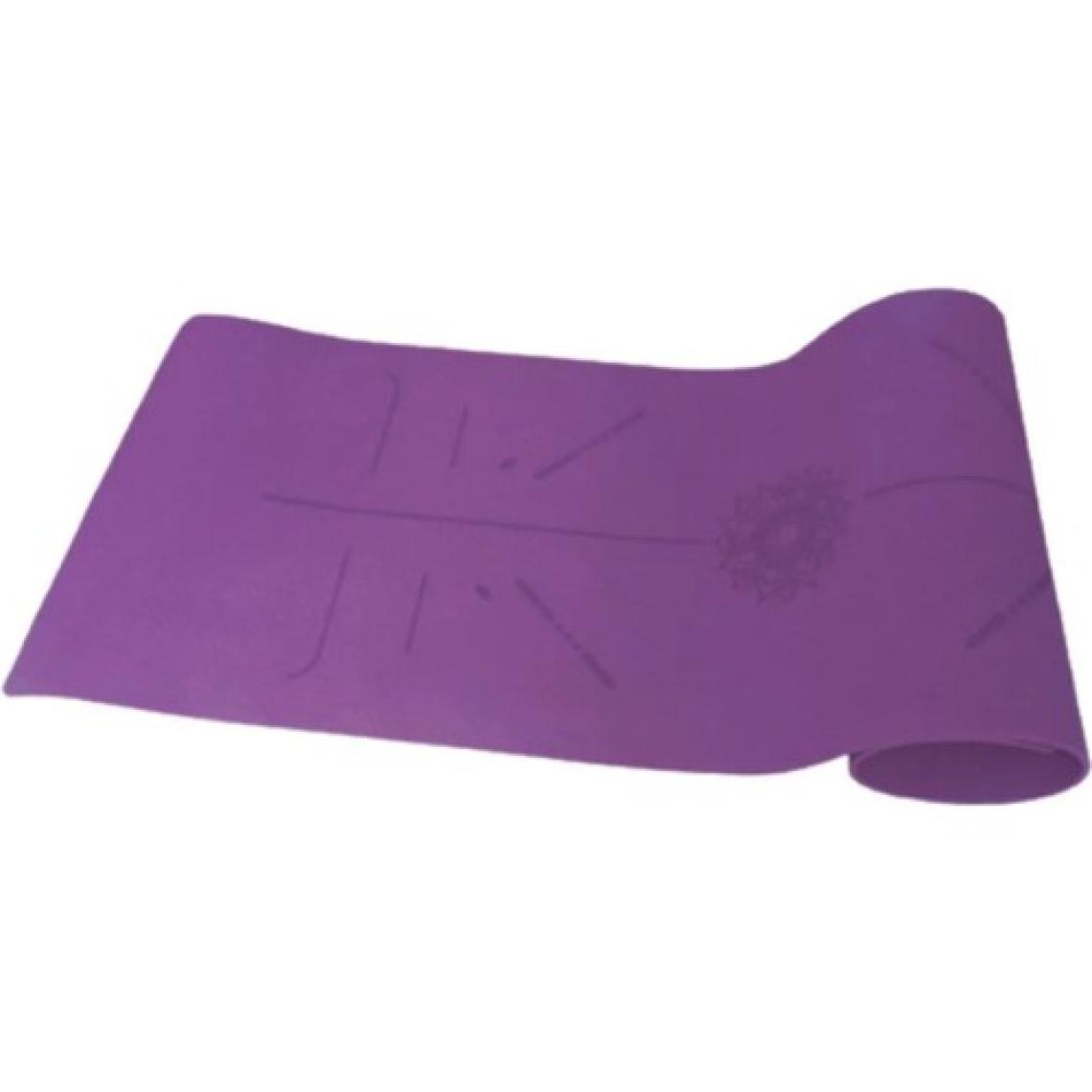 Xtr Fitness Ekstra Konforlu Yoga Matı - 8mm Kalınlık, Ekolojik Tpe Pilates Egzersiz Minderi Mor