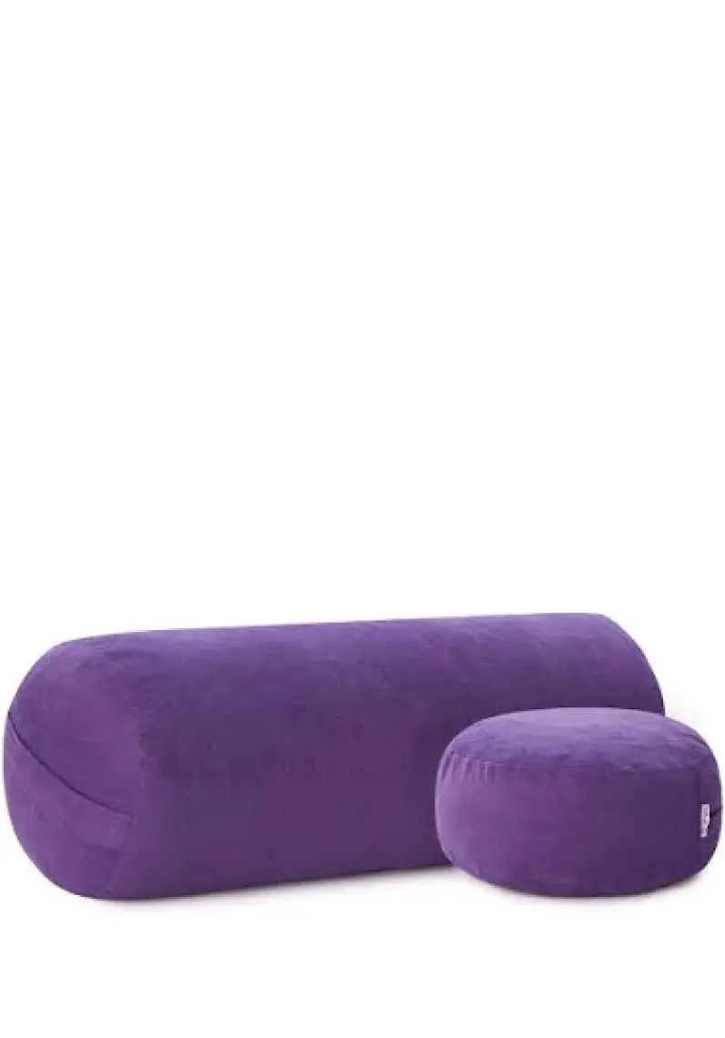 Nui Yoga Mor Bolster & Meditasyon Minderi