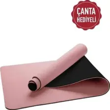 Gymo Ekolojik 6mm Tpe Yoga Matı Pilates Minderi Scarlet
