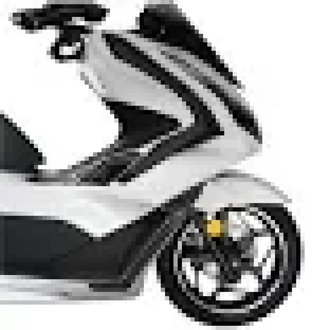 GP Kompozit Honda PCX 125 / 150 2021-2024 Uyumlu Alt Bacak Koruma Siyah