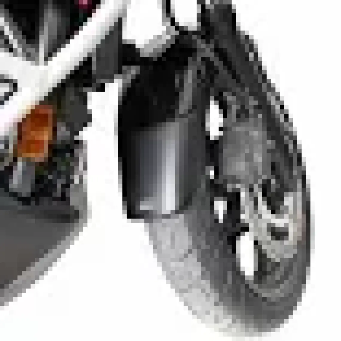 GP Kompozit Honda NC 700 X-S / NC 750 X-S 2012-2024 Uyumlu Ön Çamurluk Uzatma Siyah
