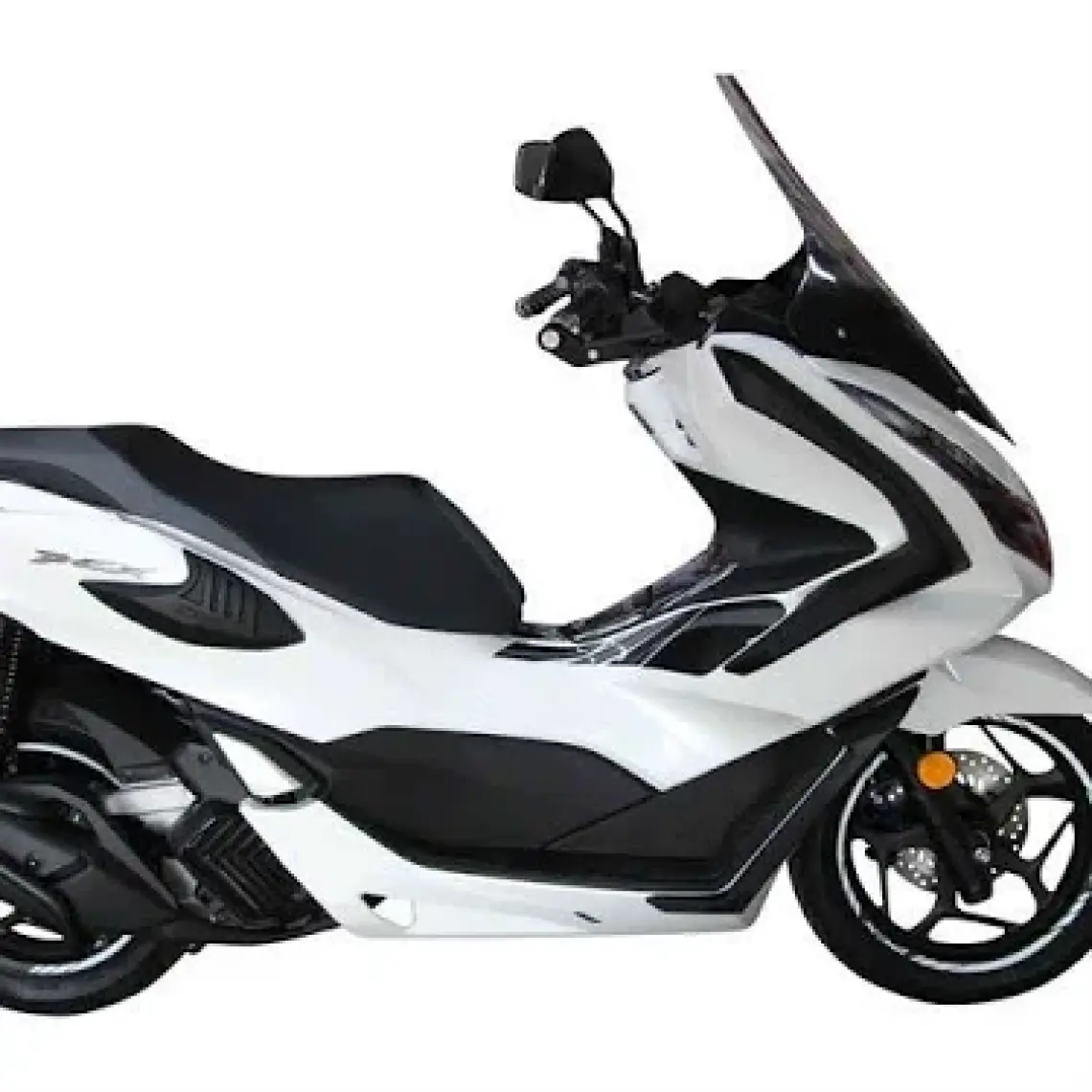 GP Kompozit Honda PCX 125 / 150 2021-2024 Uyumlu Üst Bacak Koruma Siyah