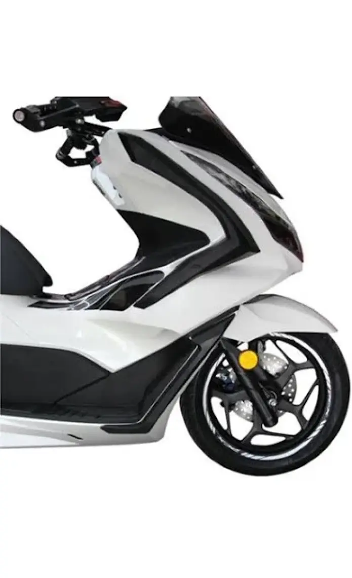 GP Kompozit Honda PCX 125 / 150 2021-2024 Uyumlu Üst Bacak Koruma Siyah