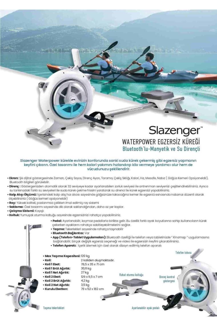 Slazenger Waterpower Bluetooth Manyetik ve Su Dirençli Egzersiz Küreği