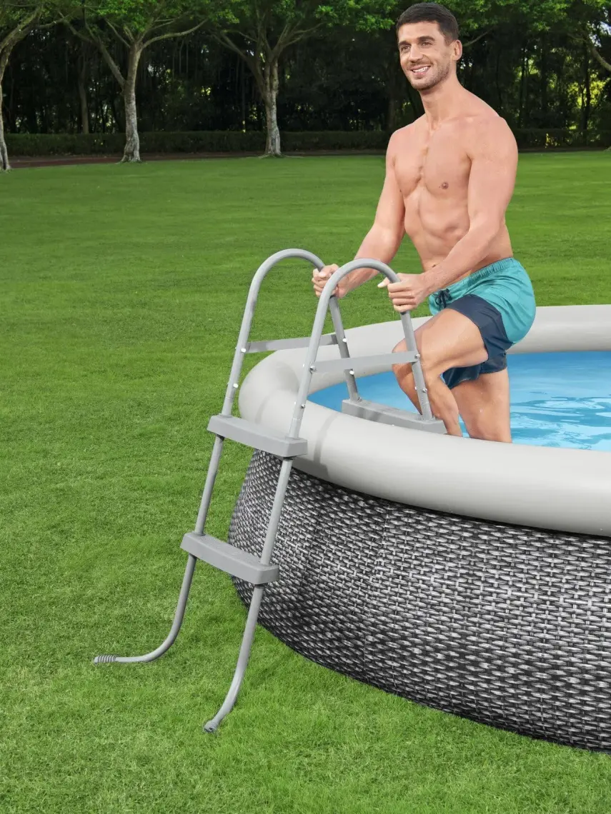 Bestway Prefabrik Havuz  Şişme Havuz Merdiveni 84 cm Merdiven