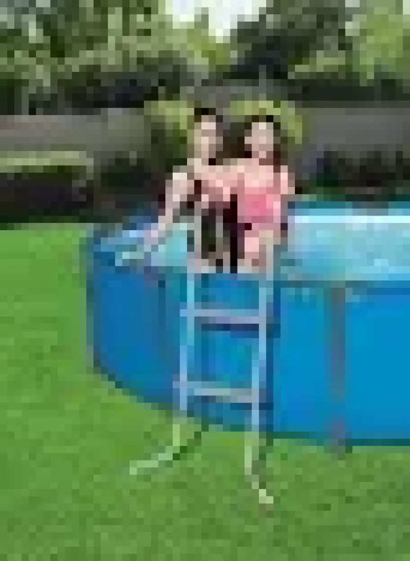 Bestway Prefabrik Havuz  Şişme Havuz Merdiveni 84 cm Merdiven