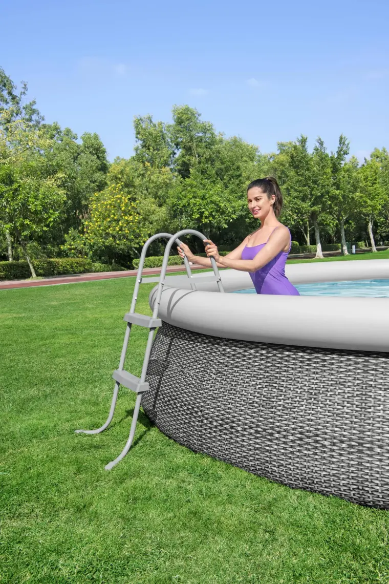 Bestway Prefabrik Havuz  Şişme Havuz Merdiveni 84 cm Merdiven