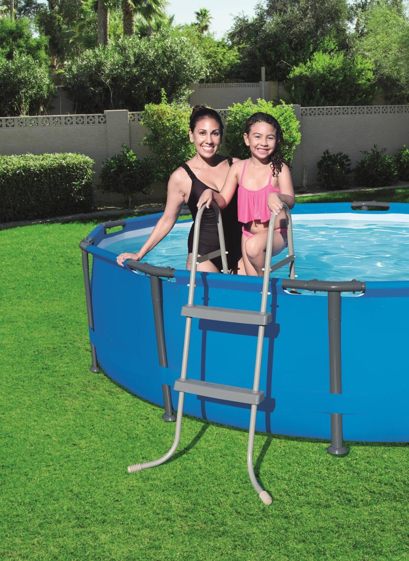 Bestway Prefabrik Havuz  Şişme Havuz Merdiveni 84 cm Merdiven