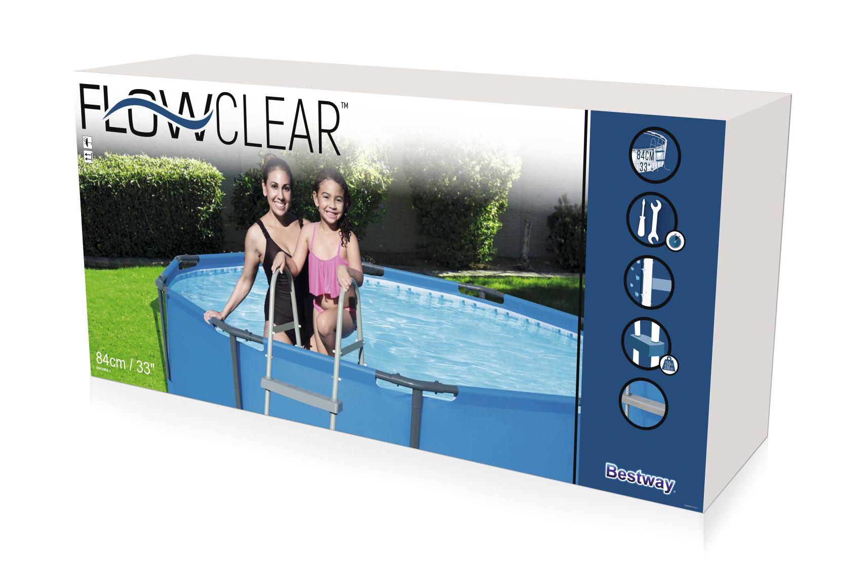 Bestway Prefabrik Havuz  Şişme Havuz Merdiveni 84 cm Merdiven