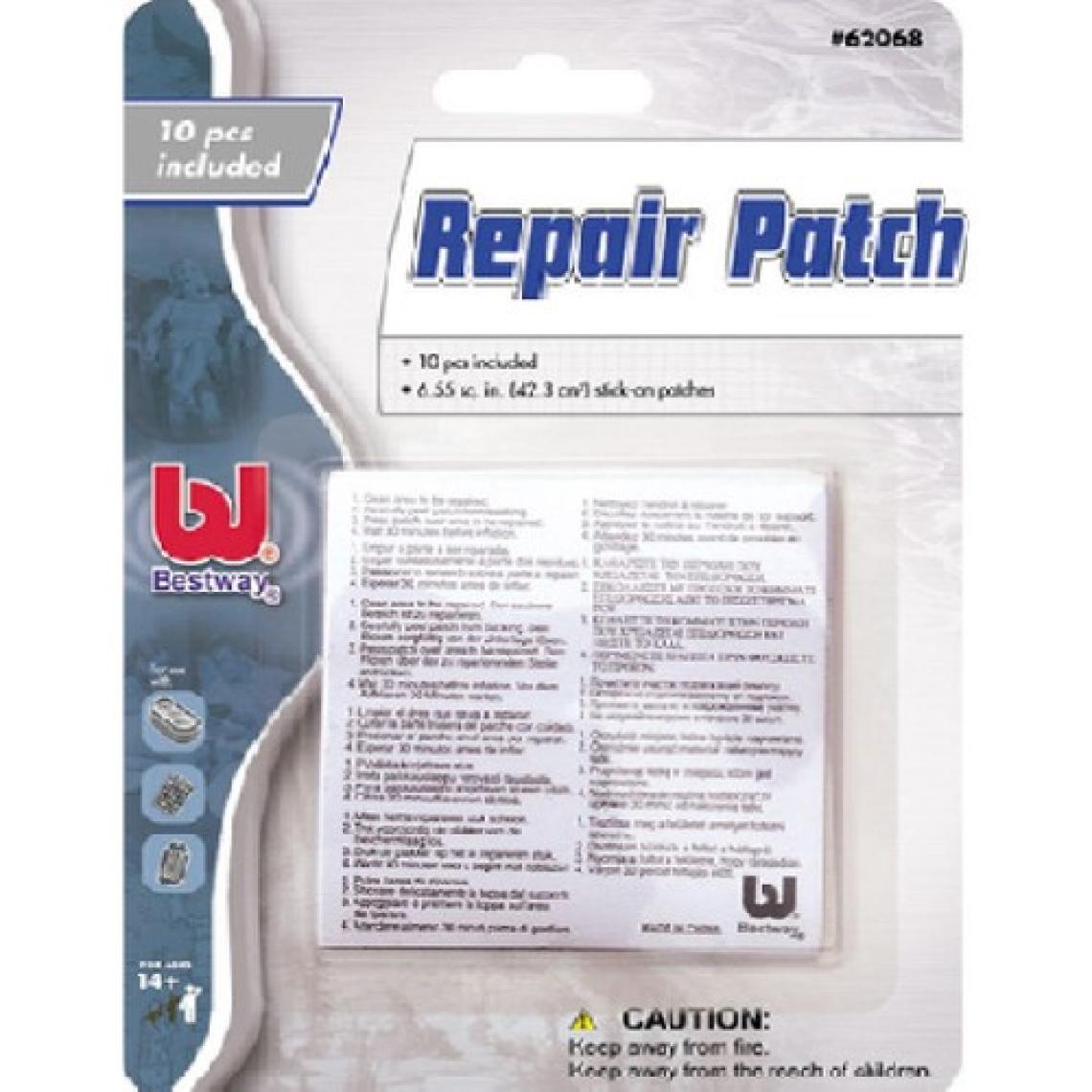 Bestway Repair Patch Profesyonel Deniz Malzemeleri Şişme Bot Havuz Yatak Için Onarım Kiti 10 Adet