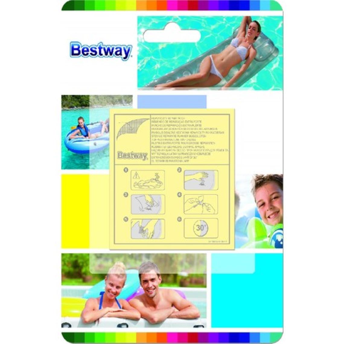 Bestway Repair Patch Profesyonel Deniz Malzemeleri Şişme Bot Havuz Yatak Için Onarım Kiti 10 Adet