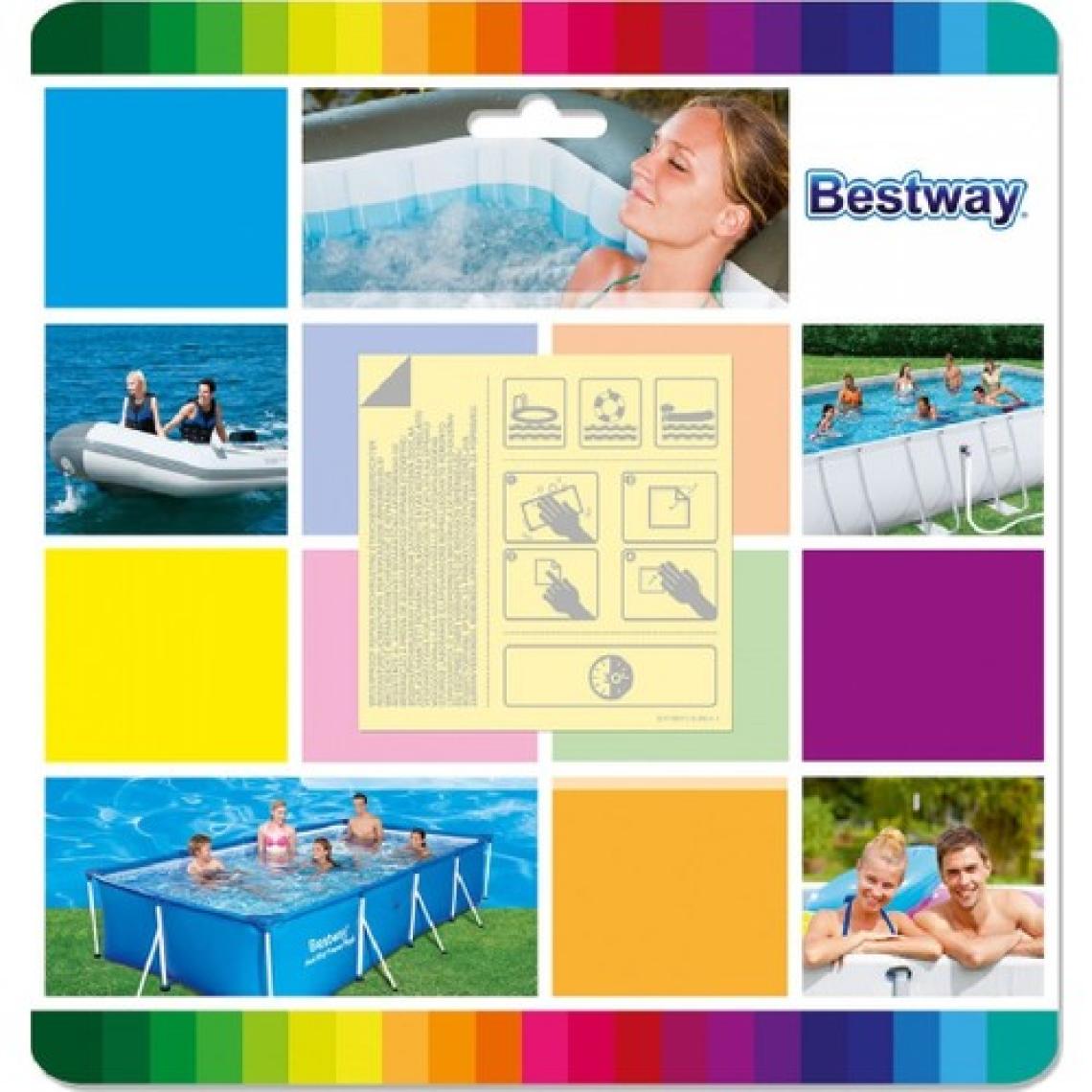 Bestway Repair Patch Profesyonel Deniz Malzemeleri Şişme Bot Havuz Yatak Için Onarım Kiti 10 Adet