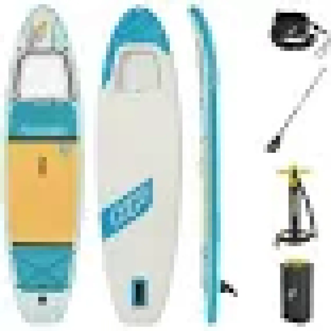 Bestway 65363 Şişme Kano Sörf Tahtası-Çantalı Set Kürek ve Pompa Dahil 340X89X15 cm