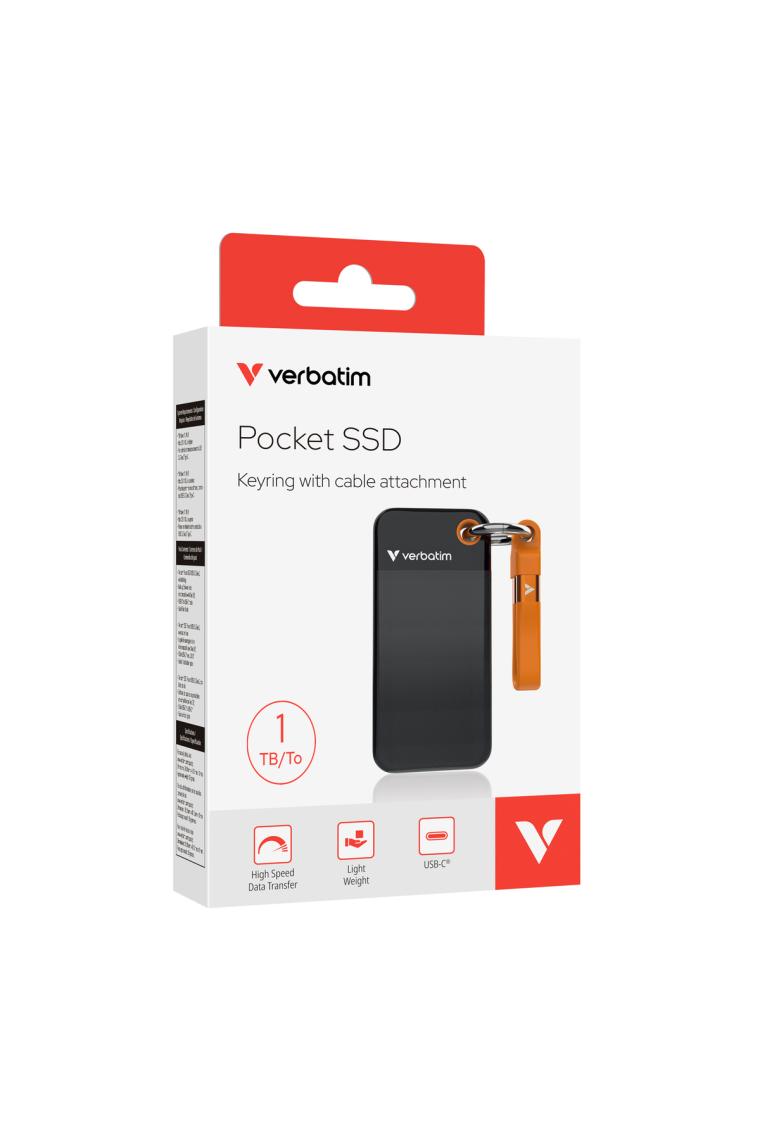 Verbatim Pocket 1tb 1000MB/S Taşınabilir SSD USB 3.2