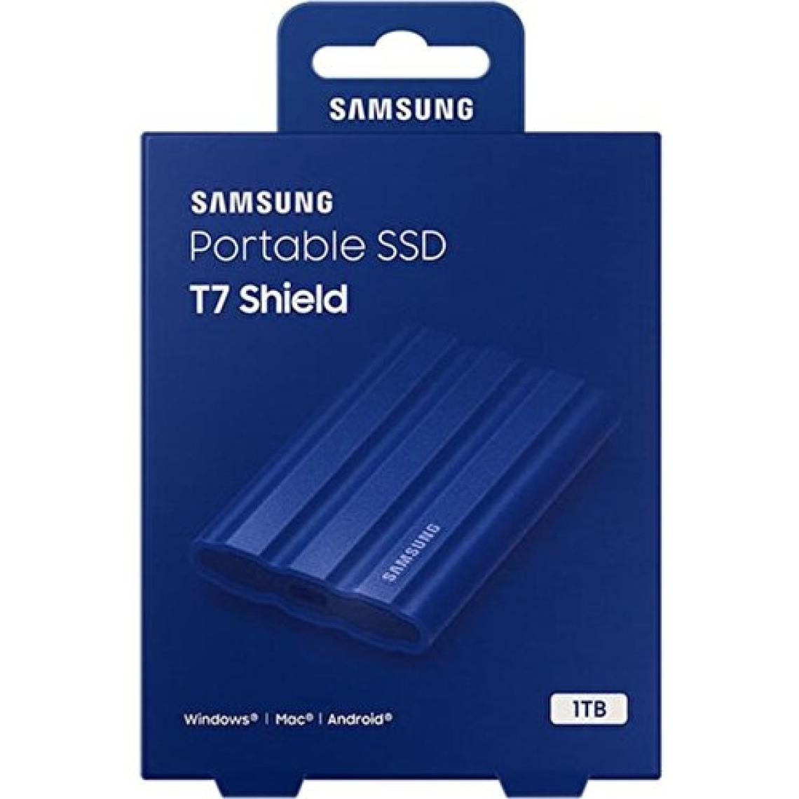 Samsung T7 Shield 1 TB MU-PE1T0R/WW USB 3.2 Mavi Taşınabilir SSD