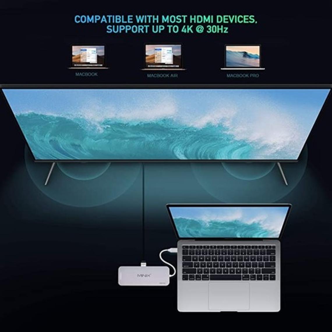 Minix USB-C MULTIPORT SSD 240GB SPACE GRAY