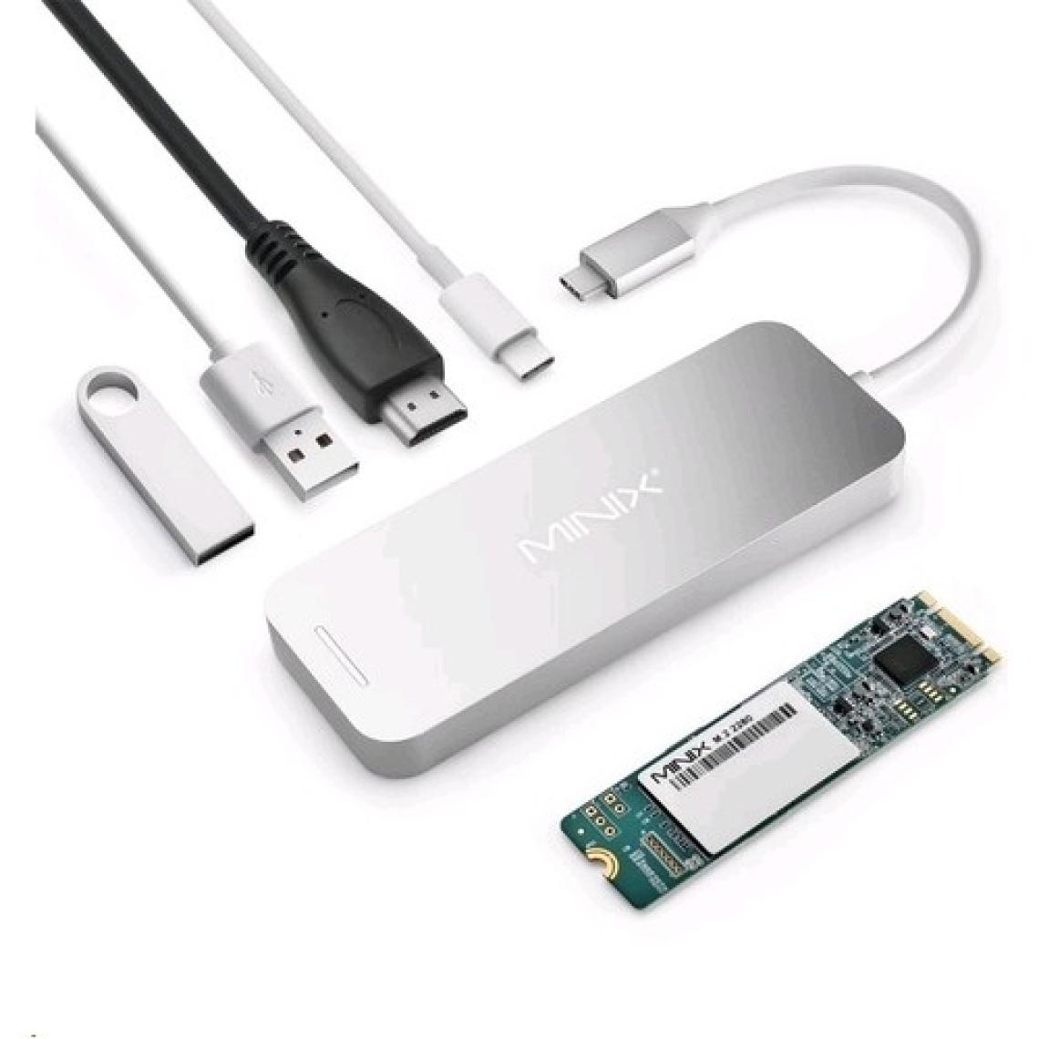 Minix USB-C MULTIPORT SSD 240GB SPACE GRAY