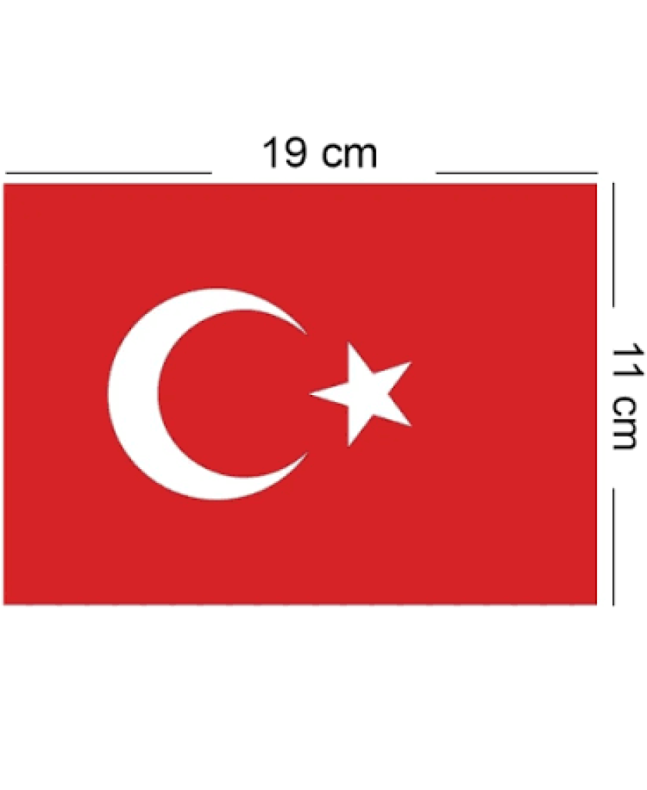 Cvr Türk Bayrağı Büyük Boy  Ipli