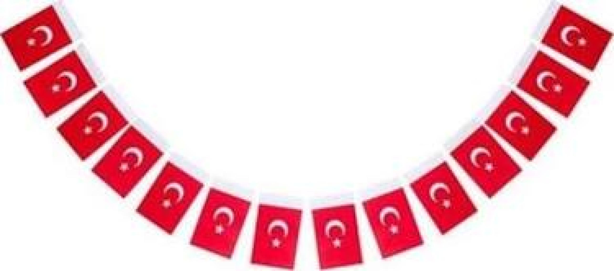 Cvr Türk Bayrağı Büyük Boy  Ipli