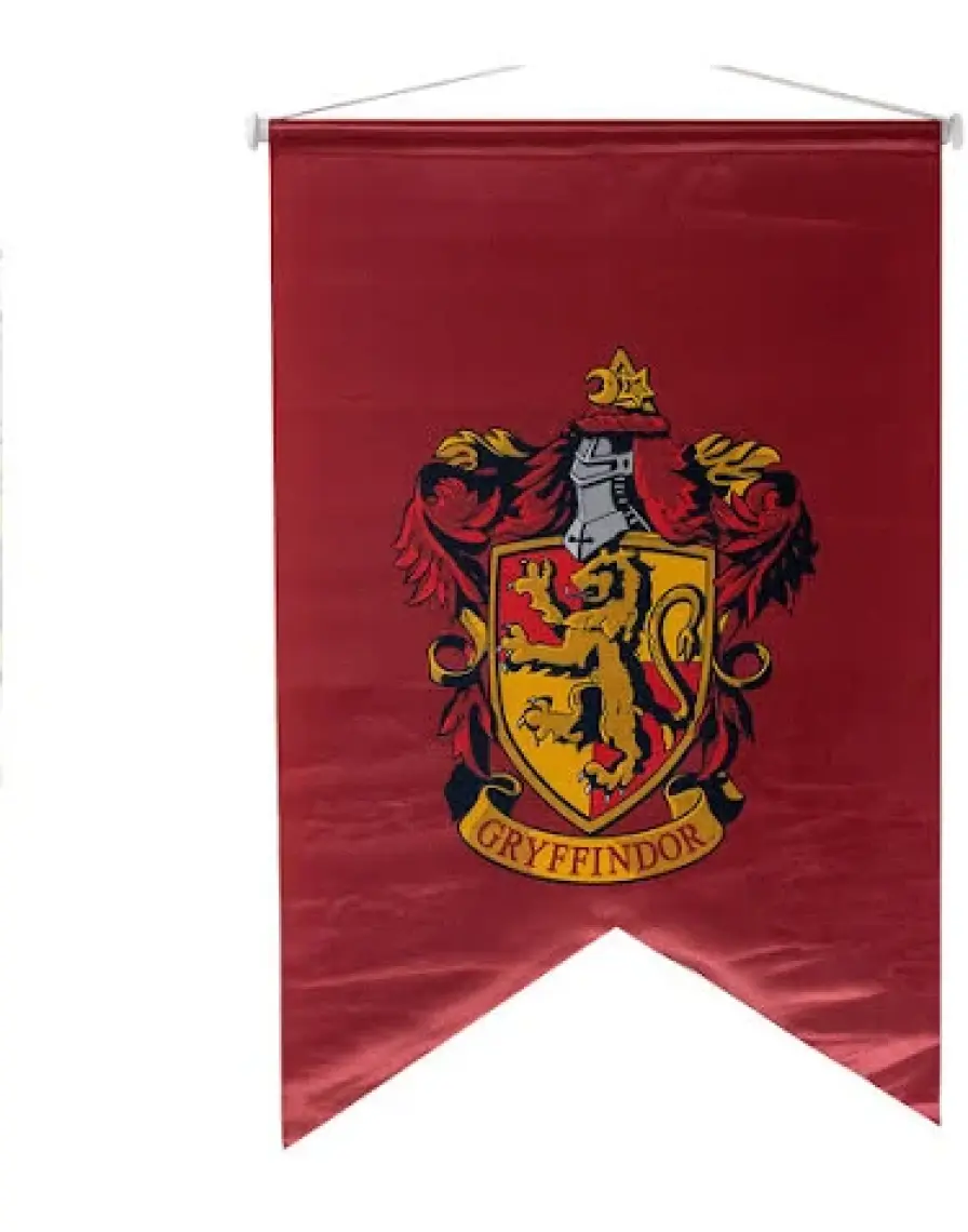 Sihir Dükkanı Lisanslı %100 Saten Kırlangıç Kesim Büyük Flama Model : Gryffindor 50X75CM