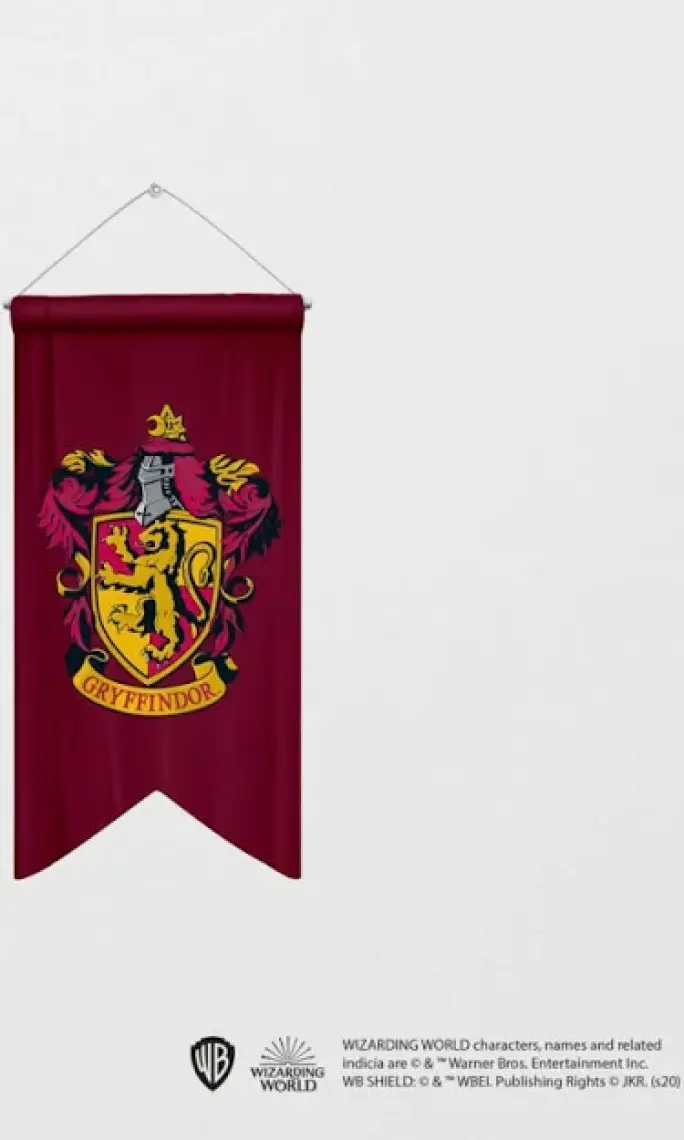Sihir Dükkanı Lisanslı %100 Saten Kırlangıç Kesim Büyük Flama Model : Gryffindor 50X75CM