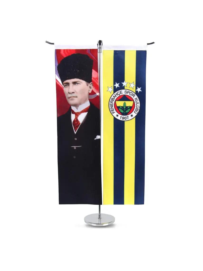 Fenerbahçe 8X30 5 Yıldız Fb Logo-Atatürk T Masa