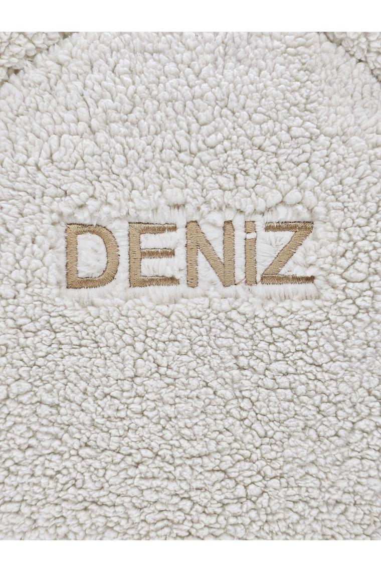 [ İSTEDİĞİNİZ İSMİ YAZIYORUZ ] Teddy Krem 0-8 Yaş Çocuk Sırt Çantası, Anaokulu-kreş Çantası