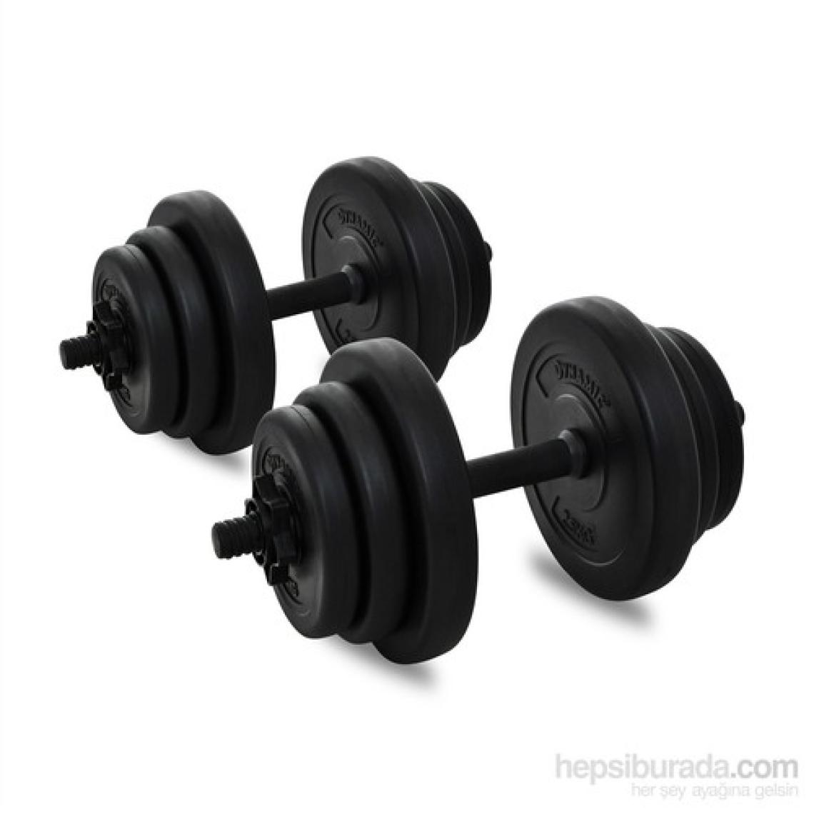 Dynamic Vinly Dambıl Set 20Kg Siyah Ekipman