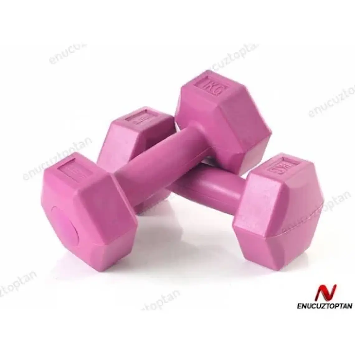 Busso Köşeli Plastik Dambıl Set (Kutuda Çift)
