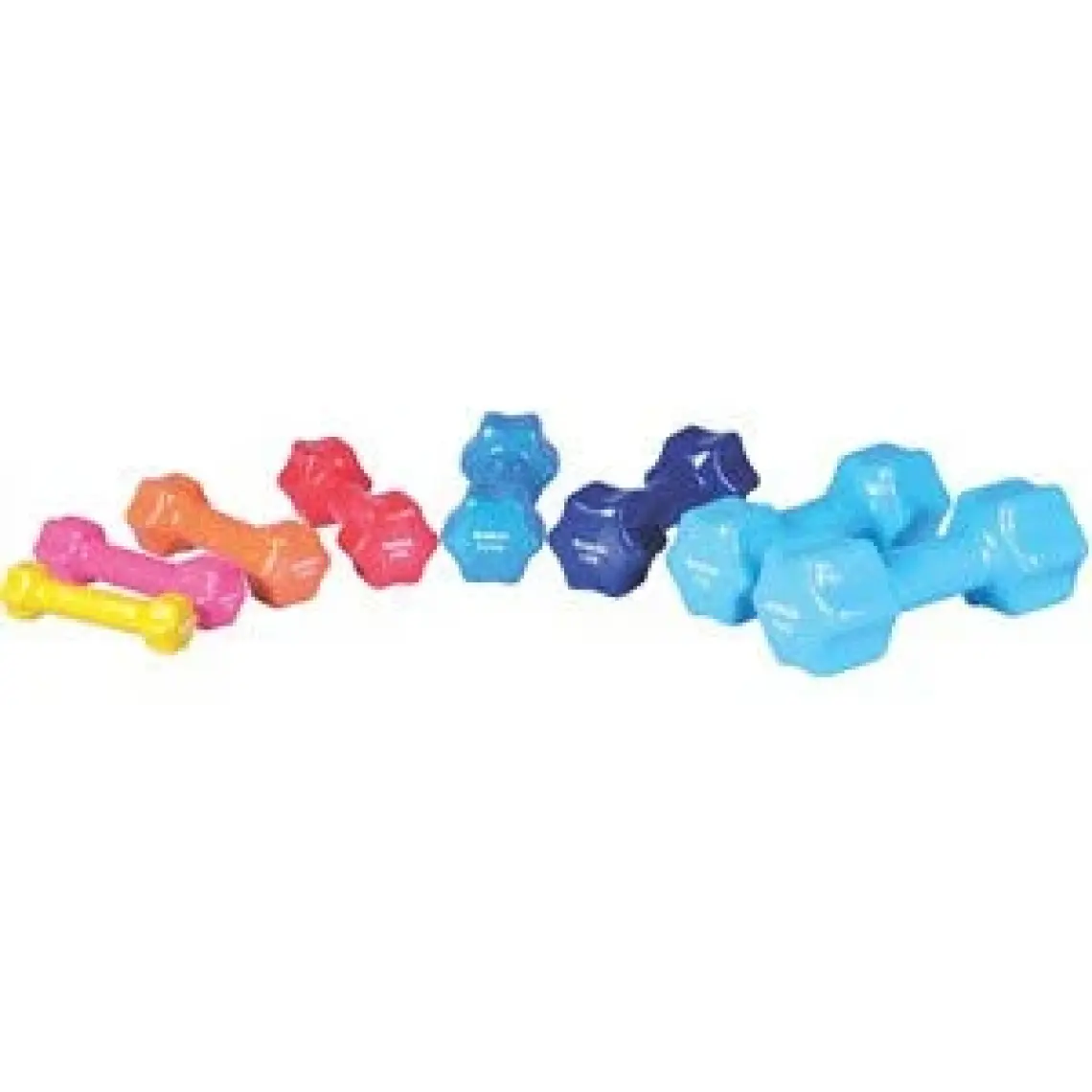 Delta 0,5 Kg x 1 Adet Deluxe Pvc Kaplama Sarı Demir Dambıl