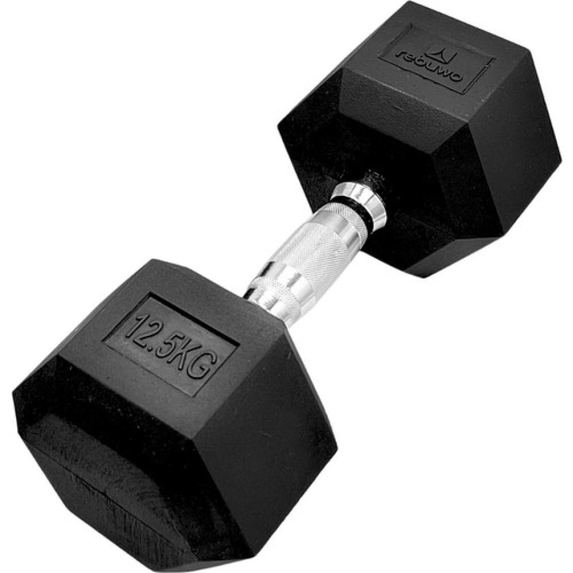 Rebuwo Hex Dambıl Kauçuk Altıgen Dambıl Hex Dumbbell  1 Adet