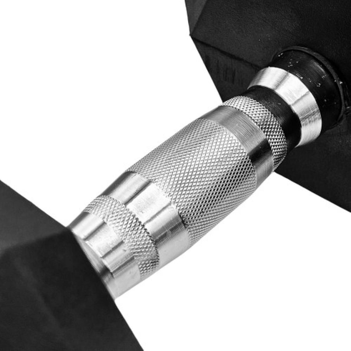 Rebuwo Hex Dambıl Kauçuk Altıgen Dambıl Hex Dumbbell  1 Adet