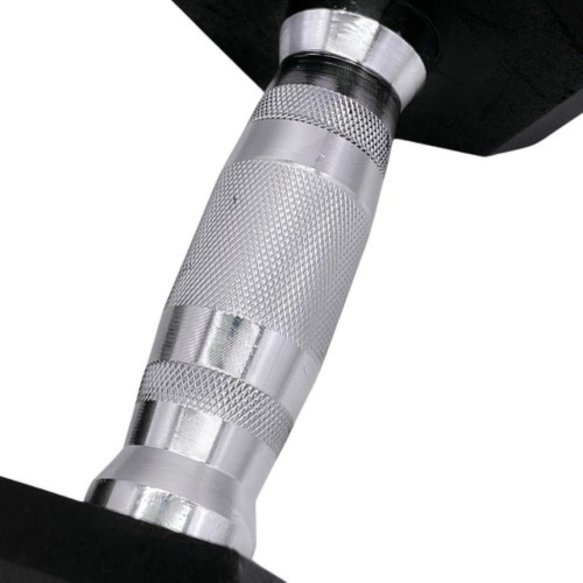 Rebuwo Hex Dambıl Kauçuk Altıgen Dambıl Hex Dumbbell  1 Adet