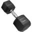 Rebuwo Hex Dambıl Kauçuk Altıgen Dambıl Hex Dumbbell  1 Adet
