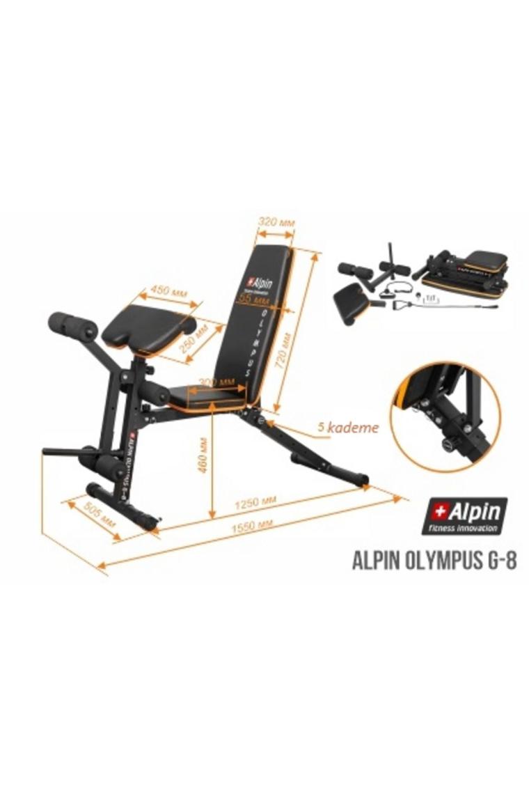 Alphin Olympus G-8 Çok Fonksyonlu Mekik Sehpası