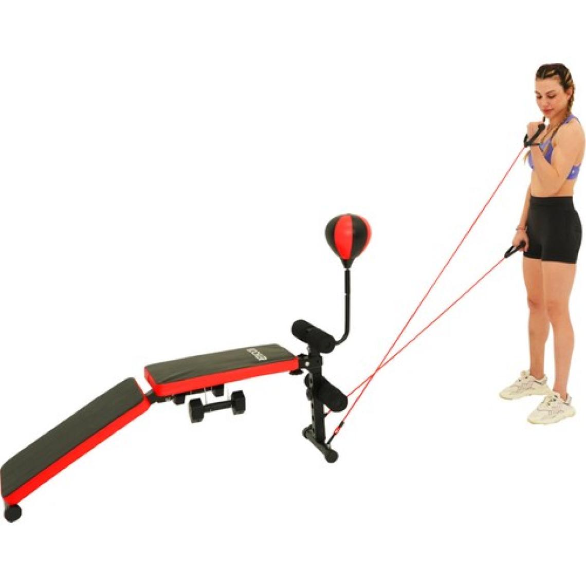 Kochler Katlanabilir Fitness Ağırlık Sehpası - Mekik Aleti - Ağırlık Sehpası - Boks Topu - Gym Bench