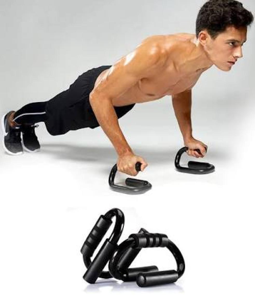 Buffer S Şekli Push Up Standı Alüminyum Şınav Aleti Spor Aracı Fitness Göğüs Egzersiz Ekipmanları