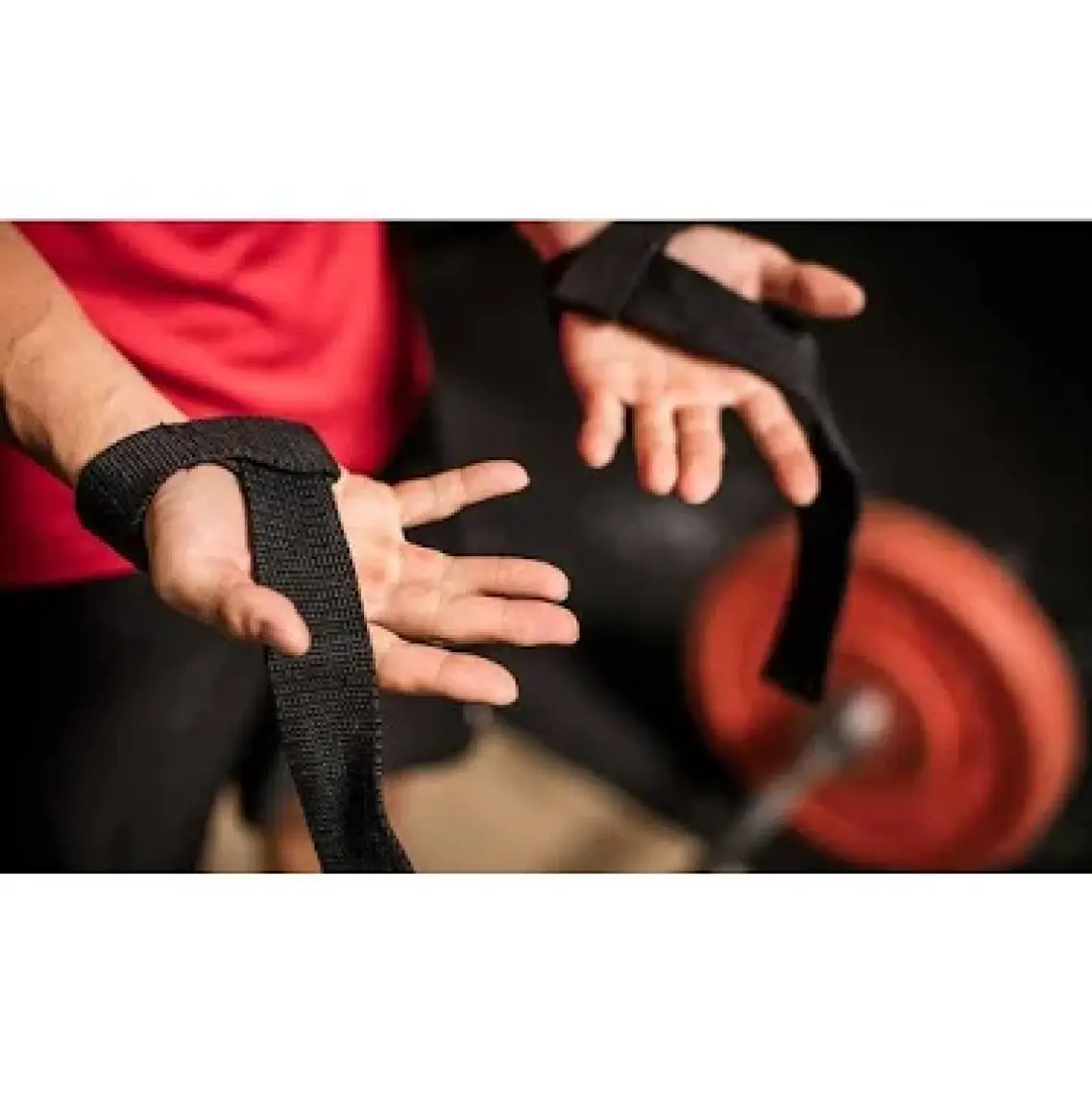 Cotton Weightlifting Strap Bileklik
