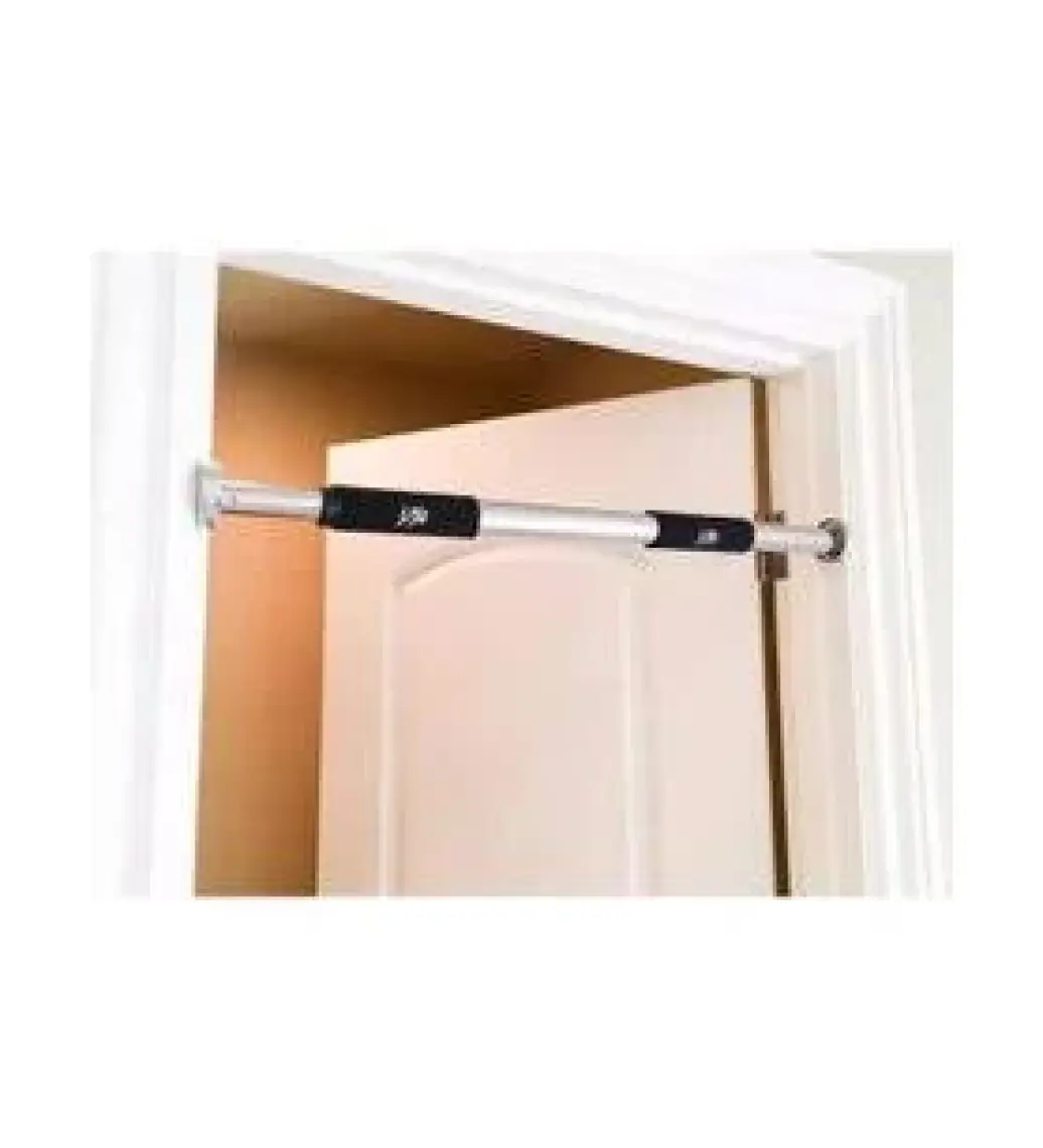Hubstein Ayarlanabilir Kapı Barfiksi 60-100 cm Gri Mavi Tam Sünger Tutamaçlı