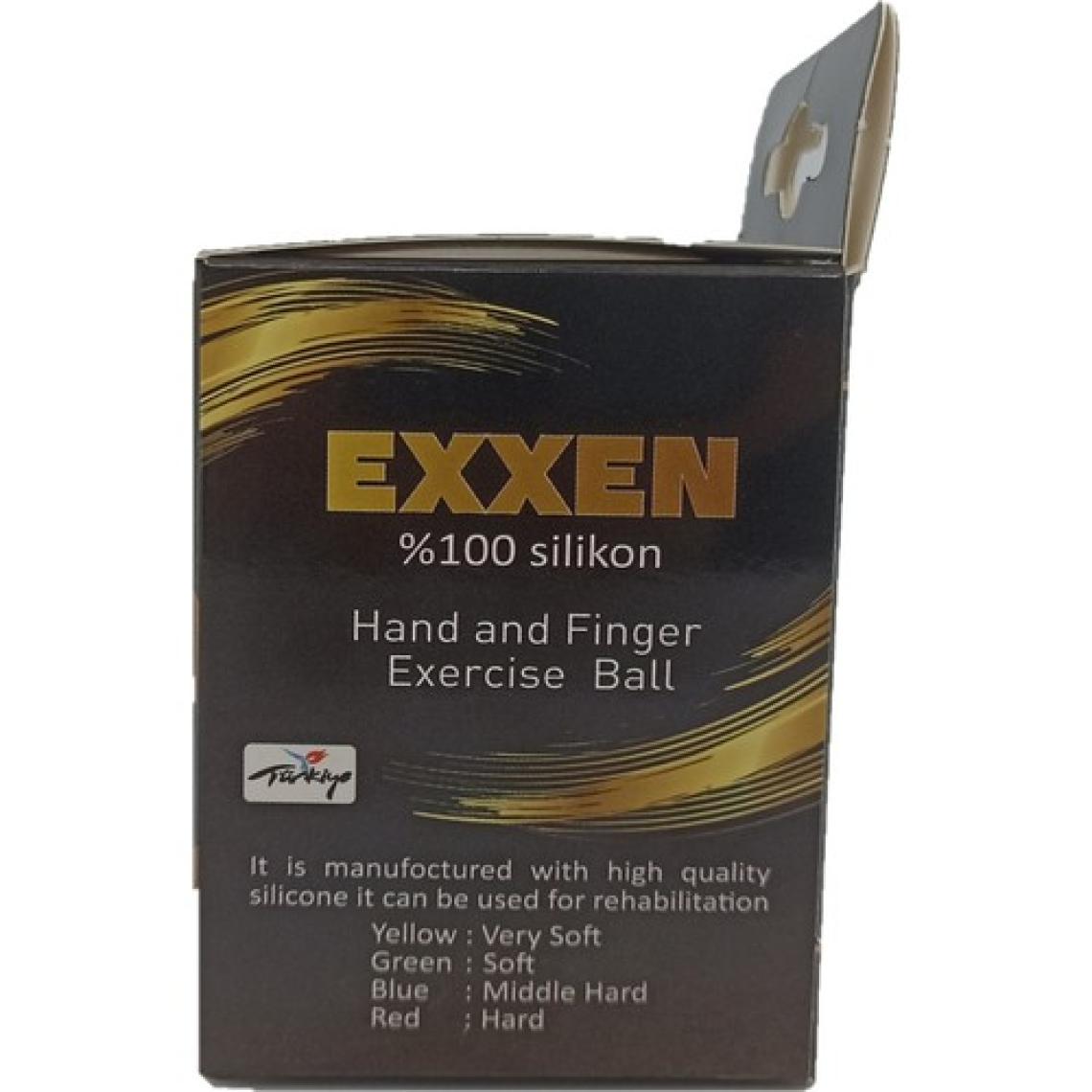 Exxen El Bilek Parmak Güçlendirme Egzersiz Topu - Silikon Stres Topu  Çok Yumuşak/yumuşak/orta Sert/sert