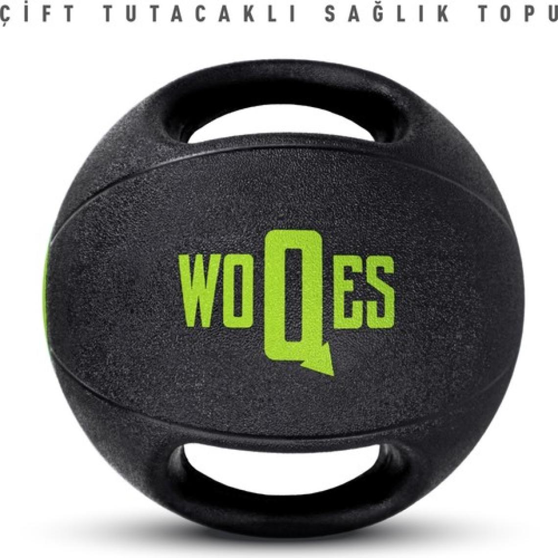 Woqes Çift Tutacaklı Slam Ball Sağlık Topu Ağırlık Topu