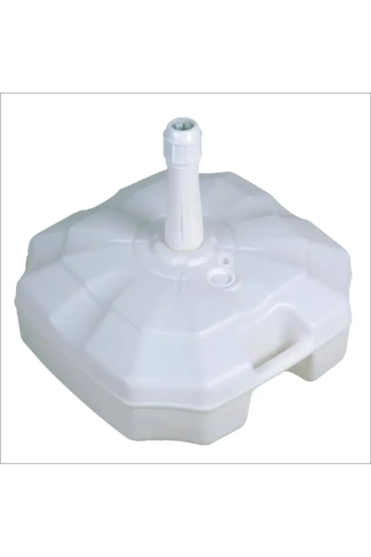 Ods Eğilebilir 2 Metre Çapında Plaj Şemsiyesi + 20 Litre Bidonlu + Taşıma Çantası - Krem